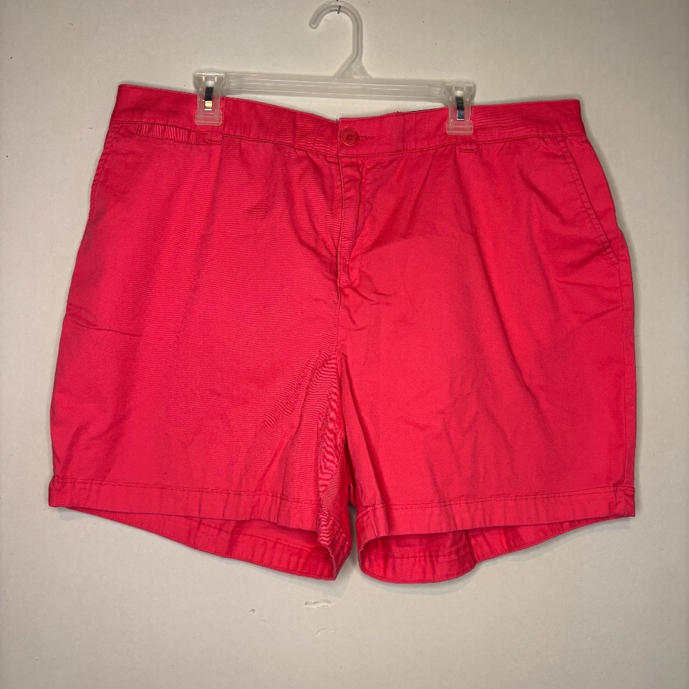 Lane Bryant Womens Plus Size Pink Shorts Size 18